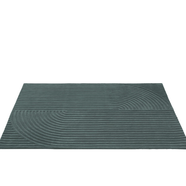 Relevo Quattro Rug / Dark Green / 170x240