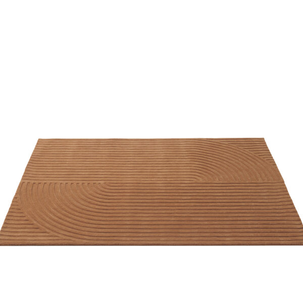 Relevo Quattro Rug / Burnt Orange / 170x240
